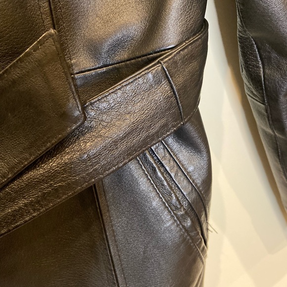 FAIRWEATHER REAL LEATHER JACKET - Picture 10 of 11